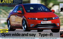 Les Honda Legend et Civic Type R à Genève