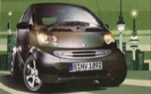 Une Smart en treillis