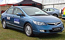 La police londonienne en Honda Civic Hybrid