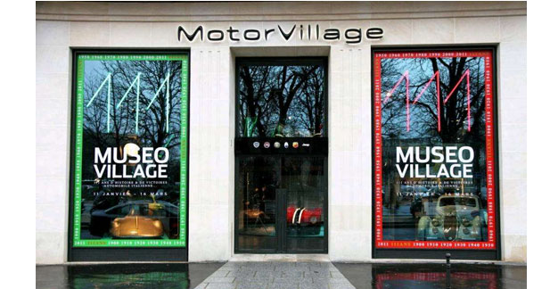 Museo Village : une expo sur l'histoire de Fiat aux Champs Elysées