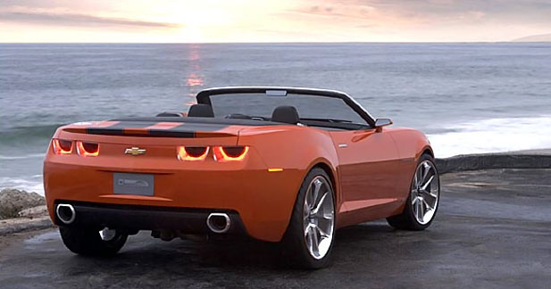 La Chevrolet Camaro enlève le haut