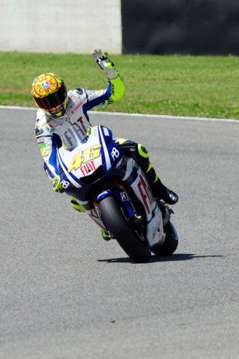 Grand Prix d'Italie:  Rossi en tête malgré tout
