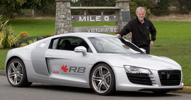 Une première sortie officielle pour la R8