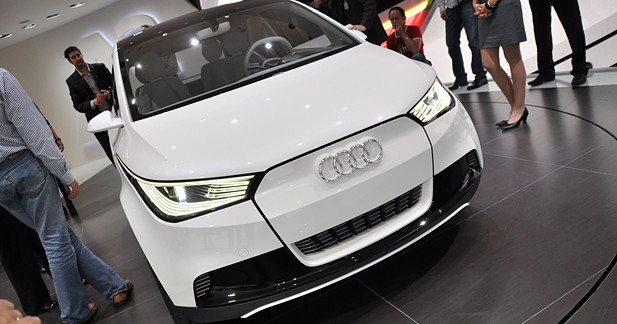 Audi A2 Concept : Blanc bonnet...