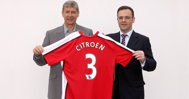 Des Citroën pour l’équipe de football d’Arsenal