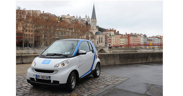 Auto partage : Car2Go débarque à Lyon 