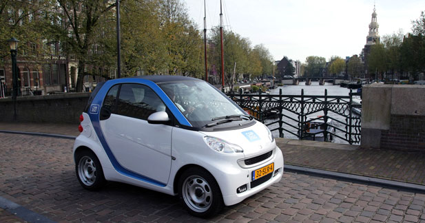 La Smart électrique prépare son arrivée à Amsterdam