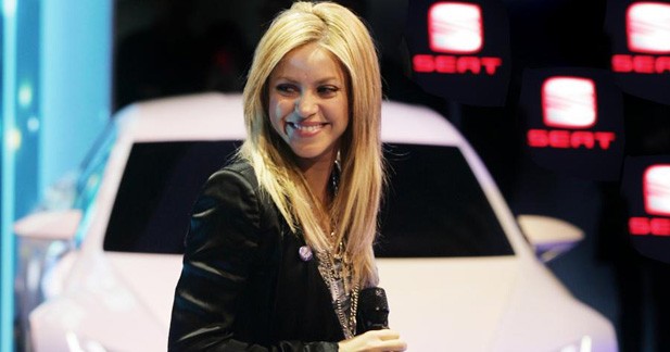 A Genève, Shakira fait la promo de Good Stuff chez Seat