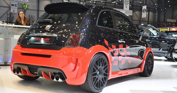 Abarth 500 Largo Hamann : en rouge et noir