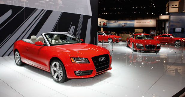 Les Audi cabriolets A5 et S5 au salon de New York