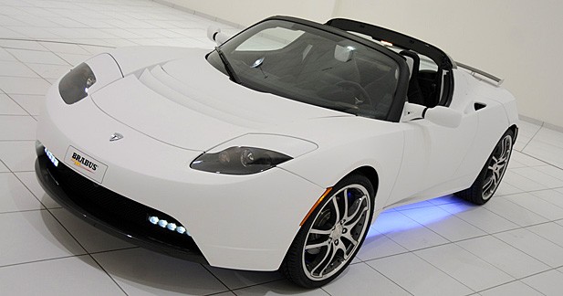 Brabus Tesla Roadster : élexcentrique !