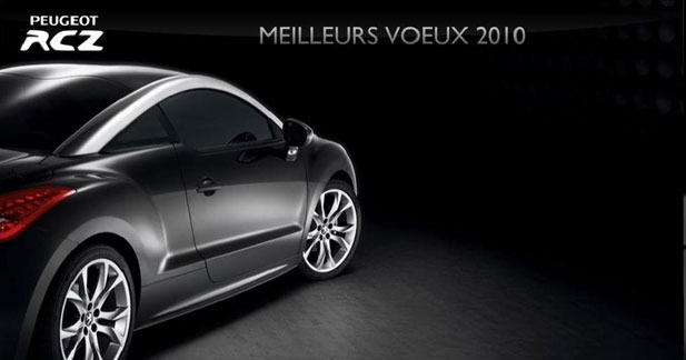 Le coupé Peugeot RCZ en mode carte virtuelle