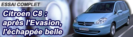 Citroën C8 : après l’Evasion, l’échappée belle