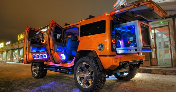 Caraudiovidéo : le show car Hummer MTX JackHammer à la loupe