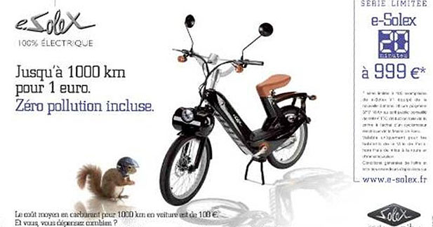 Découvrez la série limitée e-Solex / 20 Minutes 