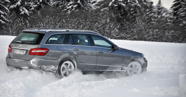 Essai Mercedes 4MATIC : médaille d'or de la sécurité