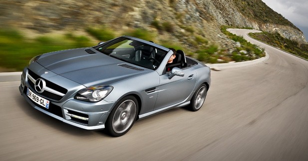 Au volant de la nouvelle Mercedes SLK