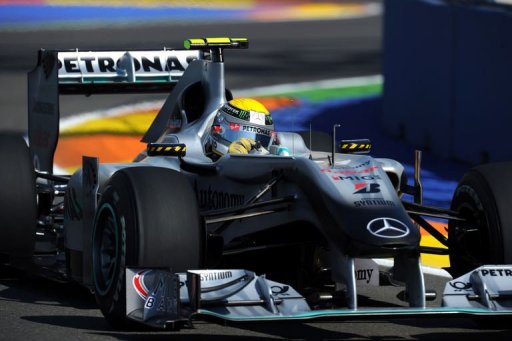 F1/GP d'Europe: Rosberg (Mercedes) meilleur temps  la première séance d'essais libres