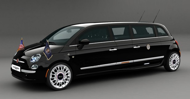 Fiat 500 Limousine by Castagna : Format spaghetti !