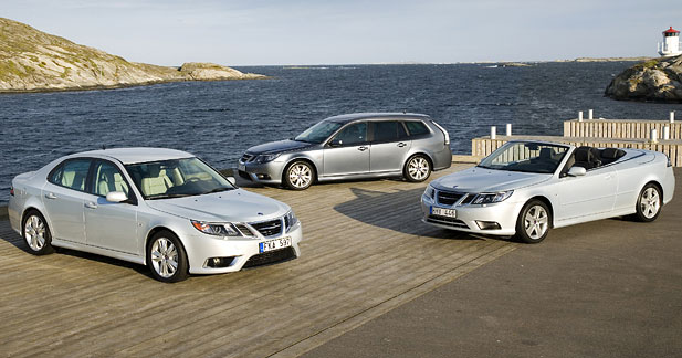 Saab 9-3 restylée : la gamme au complet