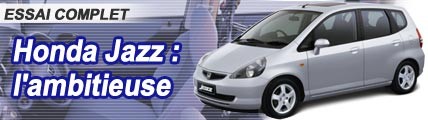 Honda Jazz : l’ambitieuse