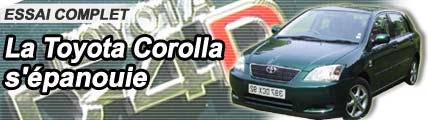 La Corolla s'épanouit