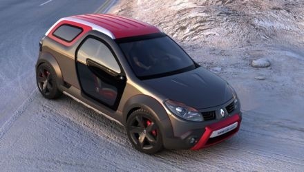 Le concept-car Renault Sand'Up au salon de Sao Paulo