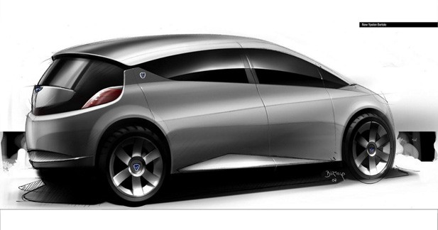 Croquis mystérieux : la prochaine Lancia Ypsilon ?