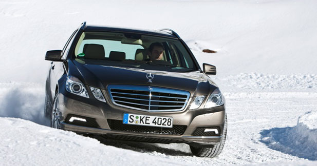 Mercedes Classe E 4Matic : tout schuss !