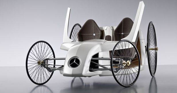 Mercedes F-CELL Roadster : hybride rétro-moderne