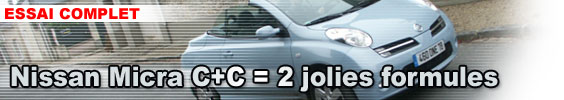 Nissan Micra C+C = 2 jolies formules