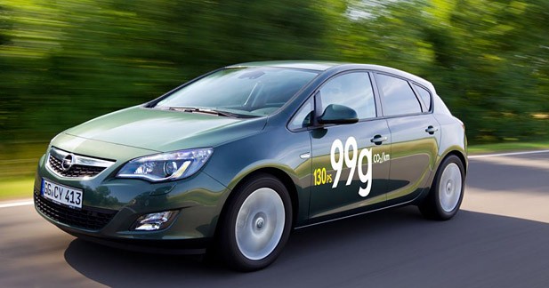 L'Astra descend à 99 g/km de CO2