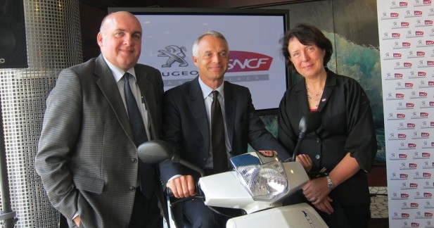 Partenariat SNCF-Peugeot : deux mois de test pour l'e-Vivacity!