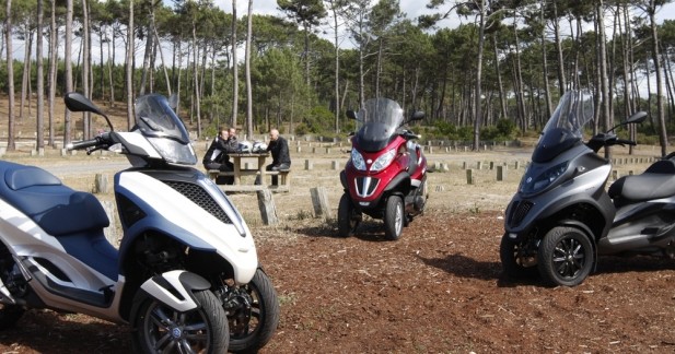 Piaggio MP3 : une belle année 2011
