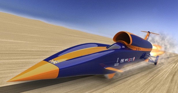 Bloodhound SSC : 135 000 ch et 1 700 km/h !