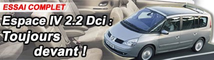 Renault Espace IV 2,2l Dci : toujours devant