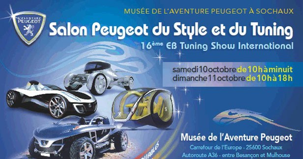 Peugeot organise le 1er Salon du Style et du Tuning