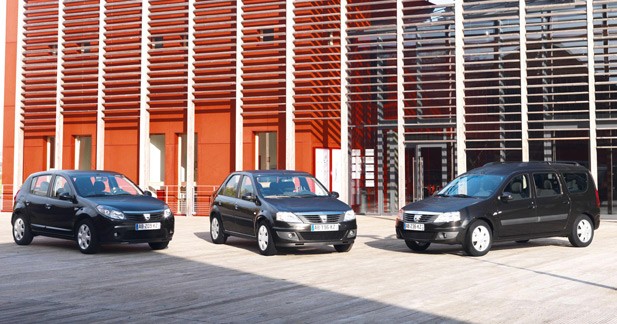 Dacia : une série Black Line sur les Sandero, Logan et Logan MCV