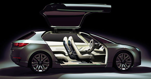 Des portes papillons pour le Subaru Hybrid Tourer