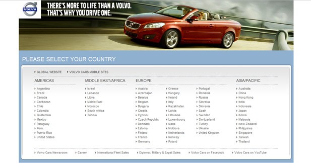 Bientôt 55 millions de connexions sur le nouveau site web Volvo
