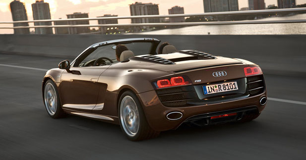 Audi dévoile les tarifs de sa R8 Spyder