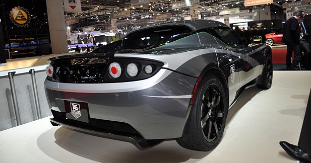 Tesla Roadster Tag Heuer : à la bonne heure