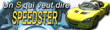Un S qui veut dire Speedster