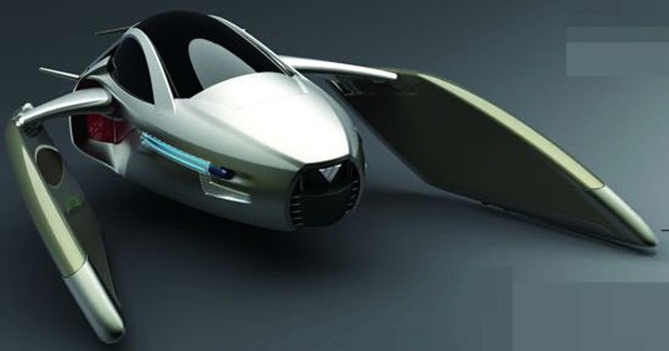Un étonnant projet de voiture volante en Chine