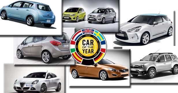 Voiture de l'année 2011 : les 7 finalistes à la loupe