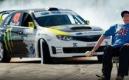 Ken Block en folie, au volant de la Subaru Impreza