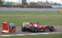 Insolite : le Père Noël roule en Ferrari F1