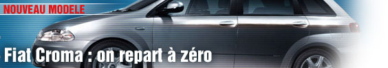 Fiat Croma : on repart à zéro