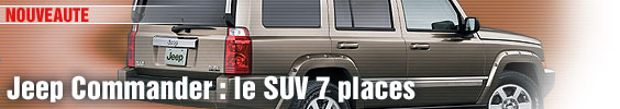 Jeep Commander : le SUV 7 places