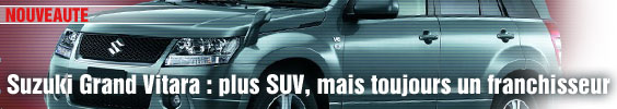 Suzuki Grand Vitara : une sérieuse alternative au RAV4